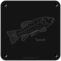 'Tench' rubbing plaque