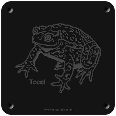 'Toad' rubbing plaque