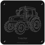 'Tractor' rubbing plaque