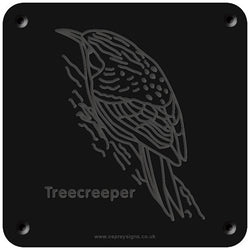 'Treecreeper' rubbing plaque
