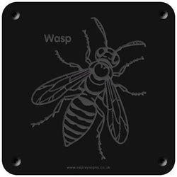 'Wasp' rubbing plaque