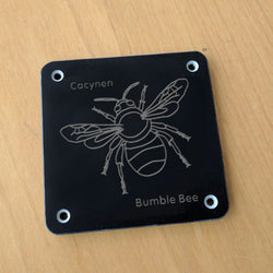 Welsh 'Bumble bee' rubbing plaque