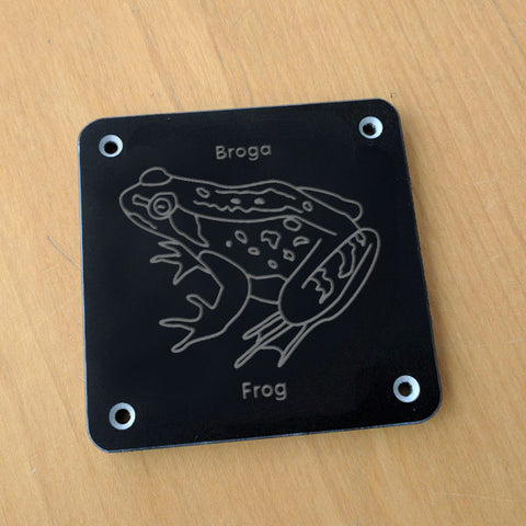Welsh Frog Welsh 'Frog' rubbing plaque – Osprey Signs