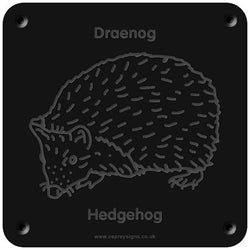 Welsh 'Hedgehog' rubbing plaque