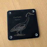 Welsh 'Heron' rubbing plaque