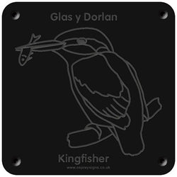 Welsh 'Kingfisher' rubbing plaque