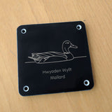 Welsh 'Mallard' rubbing plaque