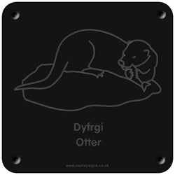 Welsh 'Otter' rubbing plaque