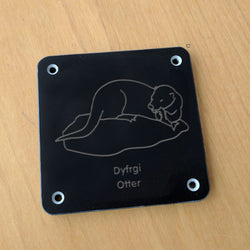 Welsh 'Otter' rubbing plaque