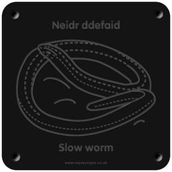 Welsh 'Slow-worm' rubbing plaque