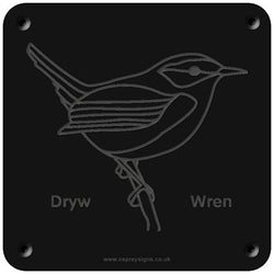 Welsh 'Wren' rubbing plaque