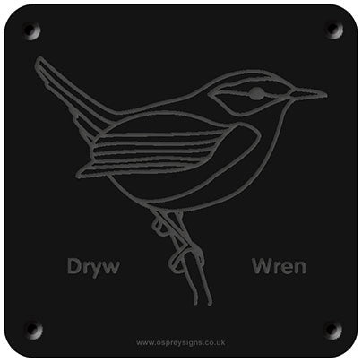 Welsh 'Wren' rubbing plaque