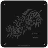 Welsh 'Yew' rubbing plaque