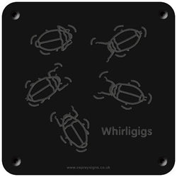 'Whirligigs' rubbing plaque