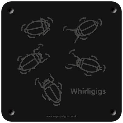 'Whirligigs' rubbing plaque