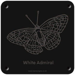 'White admiral' rubbing plaque