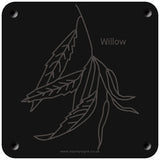 'Willow' rubbing plaque