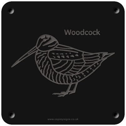 'Woodcock' rubbing plaque