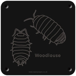 'Woodlouse' rubbing plaque