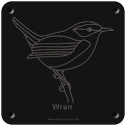 'Wren' rubbing plaque
