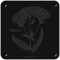 'Yarrow' rubbing plaque