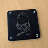 'Acorn' rubbing plaque
