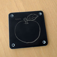 'Apple' rubbing plaque