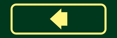'Arrow Left/Right' Nature Watch Visitor Management Sign