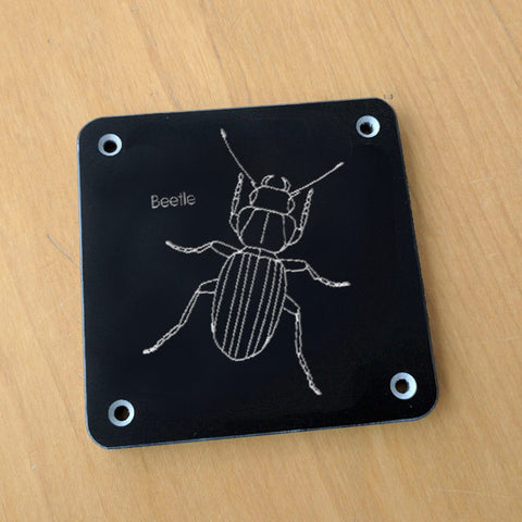'Beetle' rubbing plaque