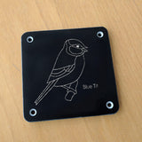 'Bluetit' rubbing plaque