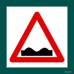 'Speed bumps' symbol sign