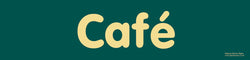 'Cafe' sign
