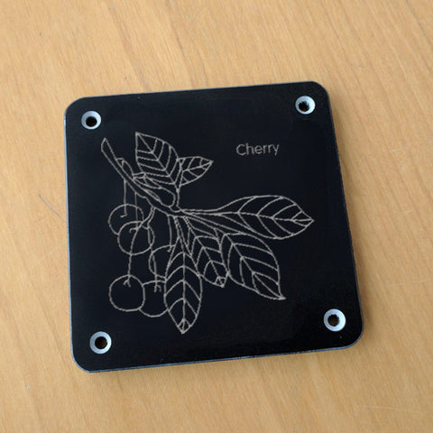 'Cherry tree' rubbing plaque
