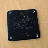 'Dormouse' rubbing plaque