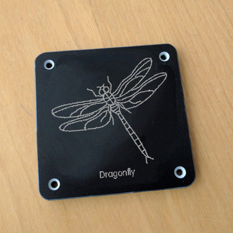 'Dragonfly' rubbing plaque