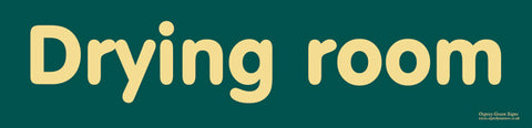 'Drying room' sign