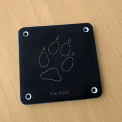 'Fox track' rubbing plaque