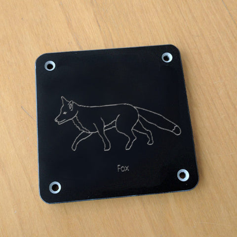'Fox' rubbing plaque