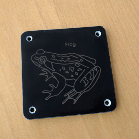 'Frog' rubbing plaque