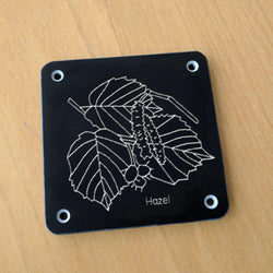 'Hazel' rubbing plaque