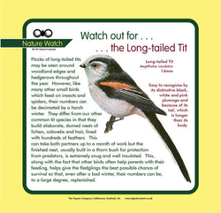'Long-tailed tit' Nature Watch Panel