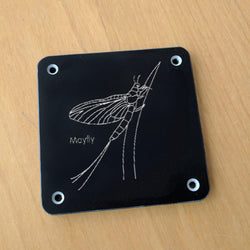 'Mayfly' rubbing plaque