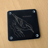 'Nuthatch' rubbing plaque