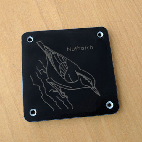 'Nuthatch' rubbing plaque