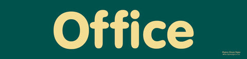 'Office' sign