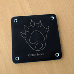 'Otter Track' rubbing plaque