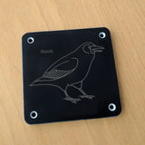 'Rook' rubbing plaque