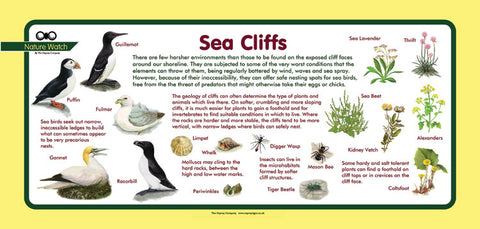 'Sea cliffs' Nature Watch Plus Panel