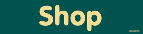 'Shop' sign