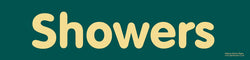 'Showers' sign